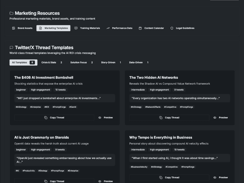 PromptForge Affiliate Marketing Resources